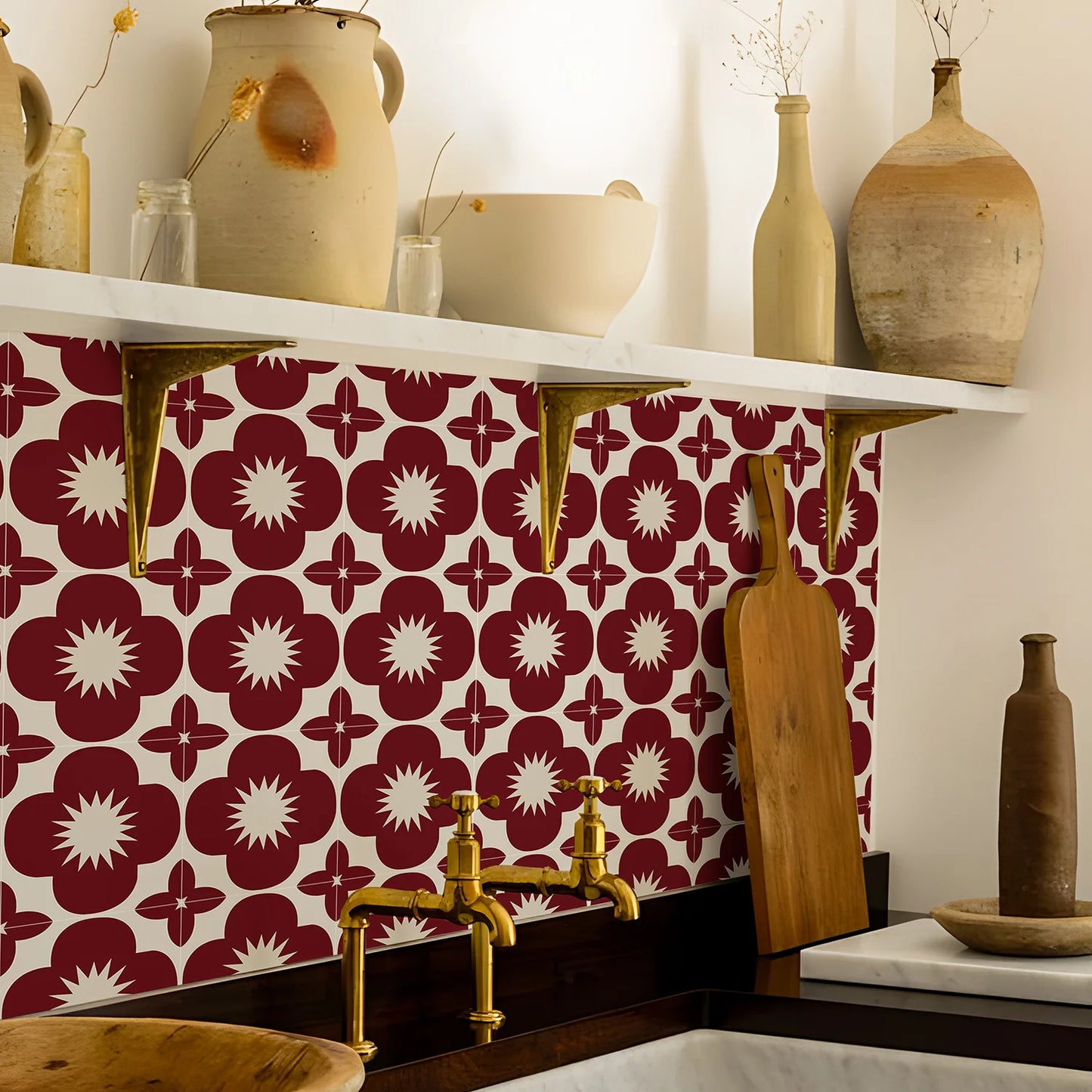 Vinyl Peel & Stick Backsplash Tile
