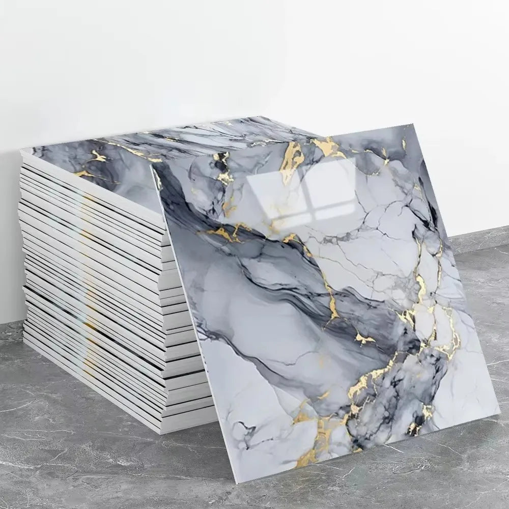 Marble Peel & Stick Floor Tiles