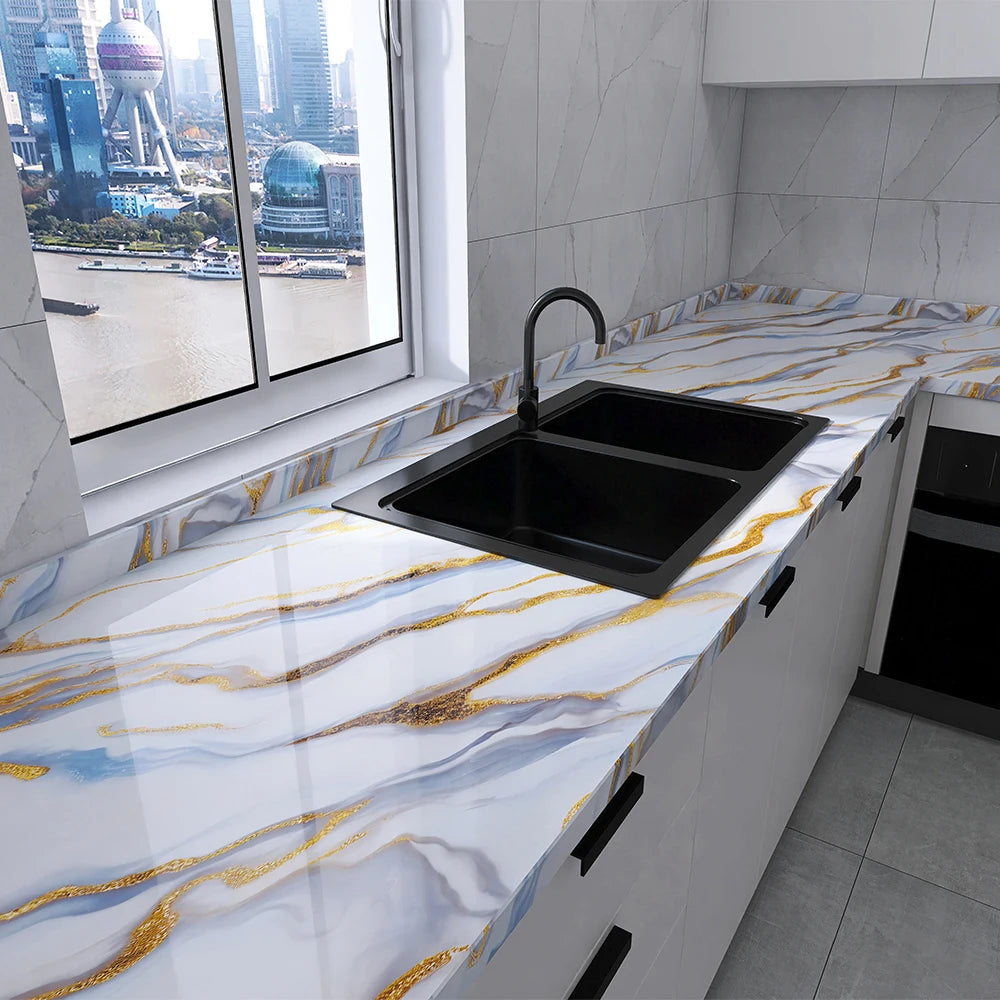 Marble PVC Countertop Wallpaper