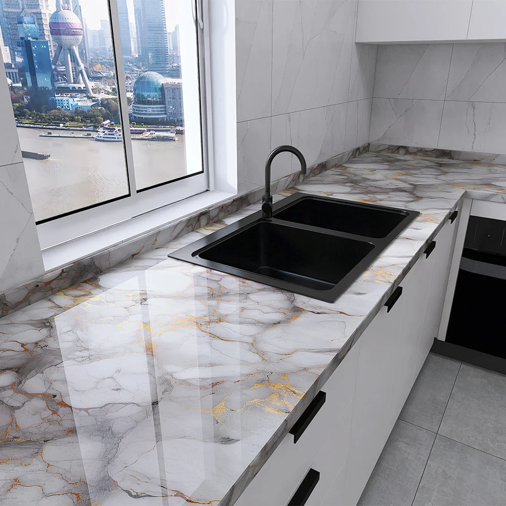 Marble PVC Countertop Wallpaper