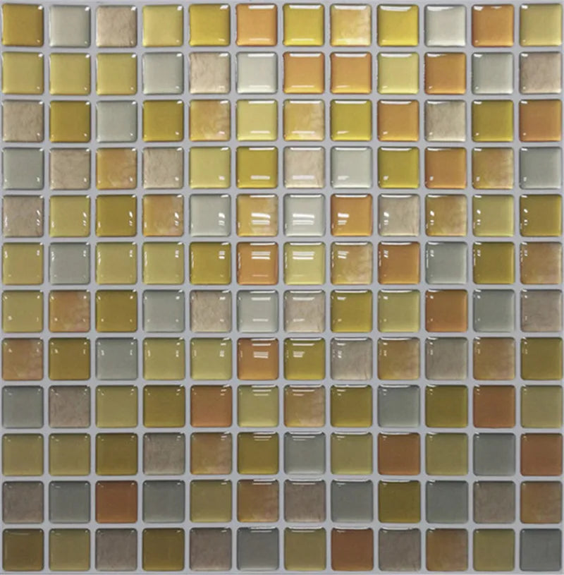 3D Mosaic Peel & Stick Wall Tiles