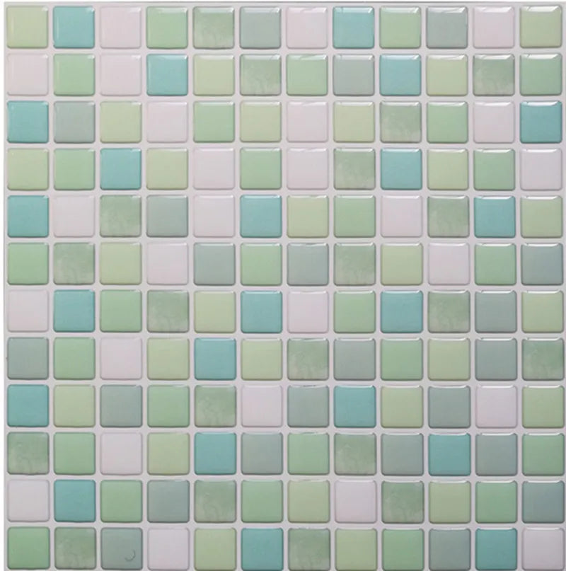 3D Mosaic Peel & Stick Wall Tiles