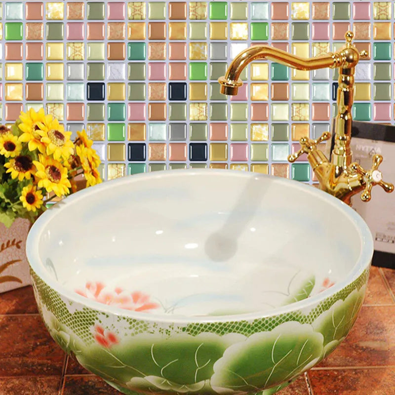 3D Mosaic Peel & Stick Wall Tiles