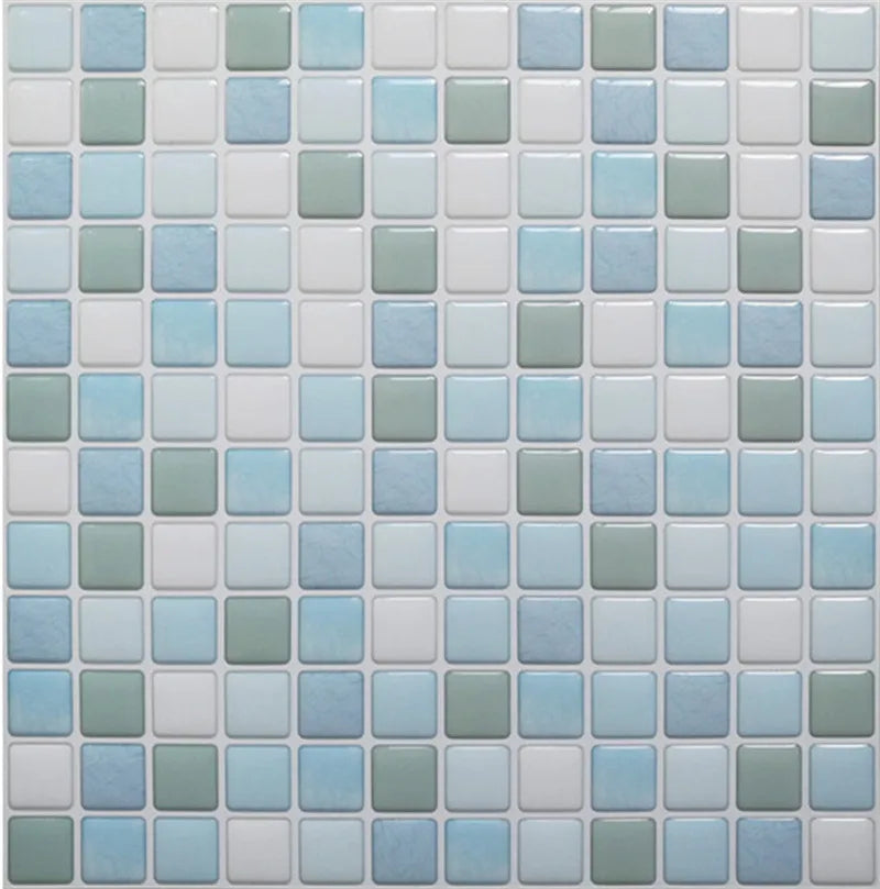 3D Mosaic Peel & Stick Wall Tiles