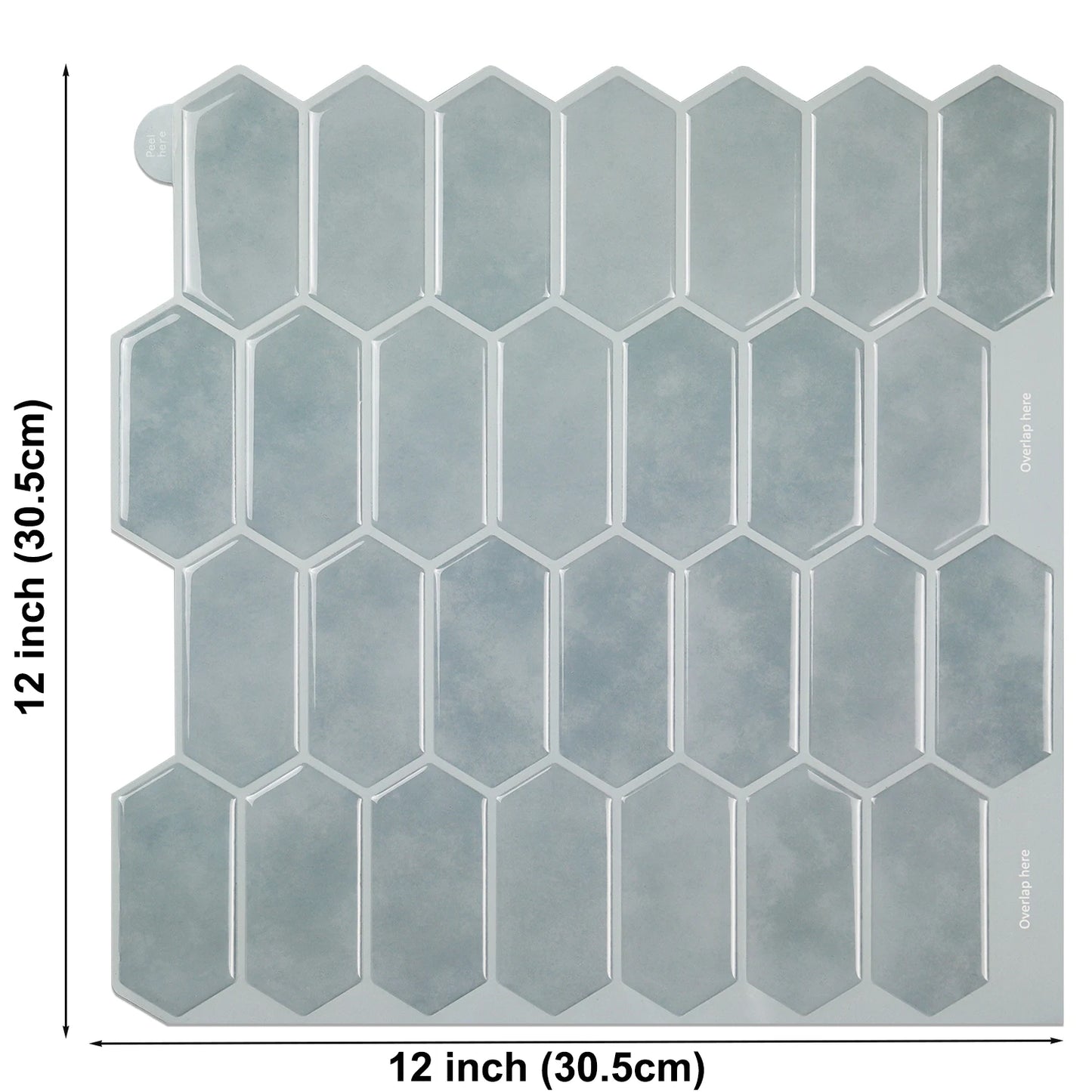 Hexagon Peel & Stick Backsplash Tile
