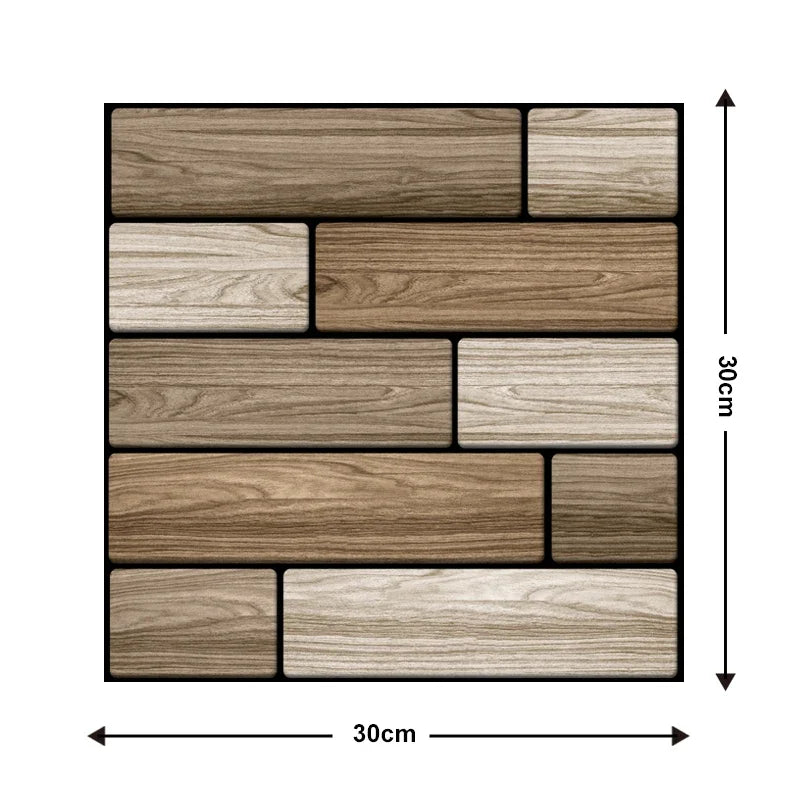 3D PVC Peel & Stick Wall Tiles