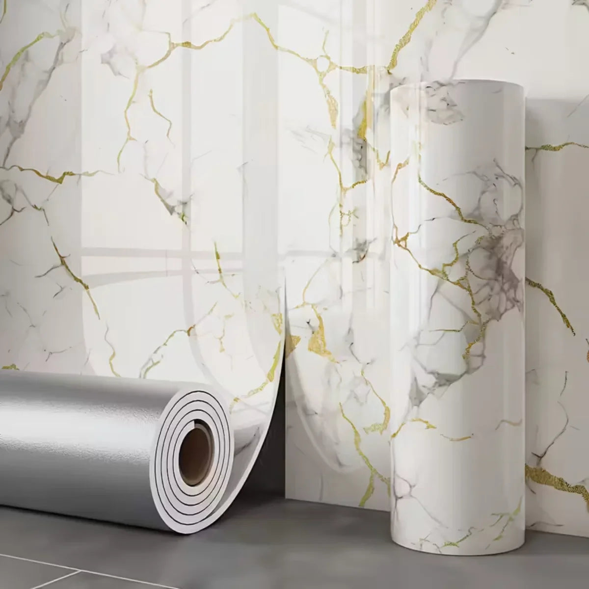 Gilded Marble Peel & Stick Wallpaper