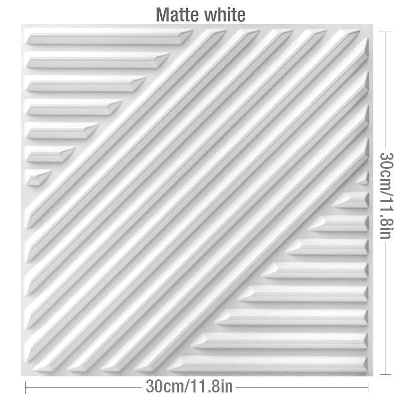 3D Decorative Peel-Free Wall Tiles