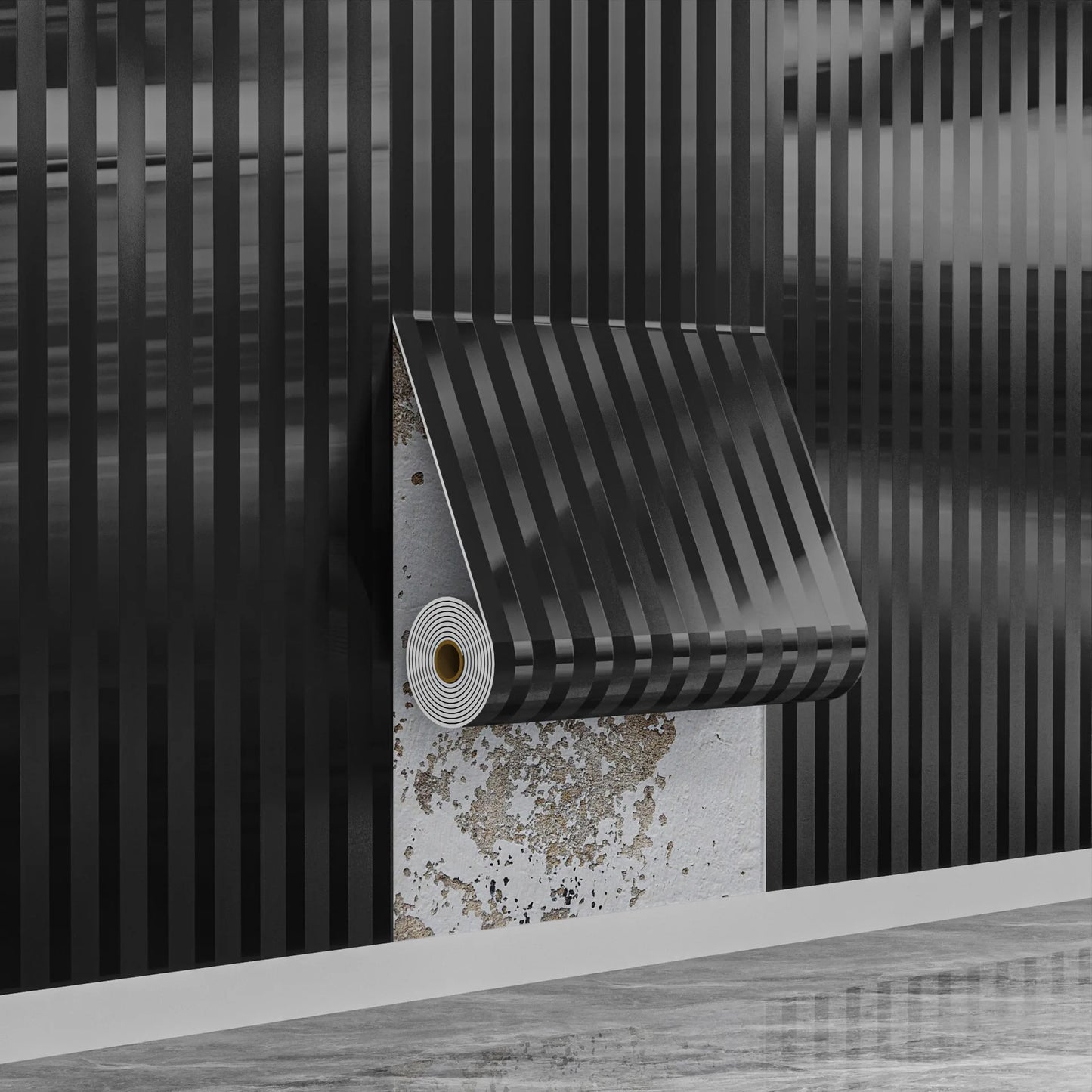 3D Stripe Peel & Stick Wallpaper