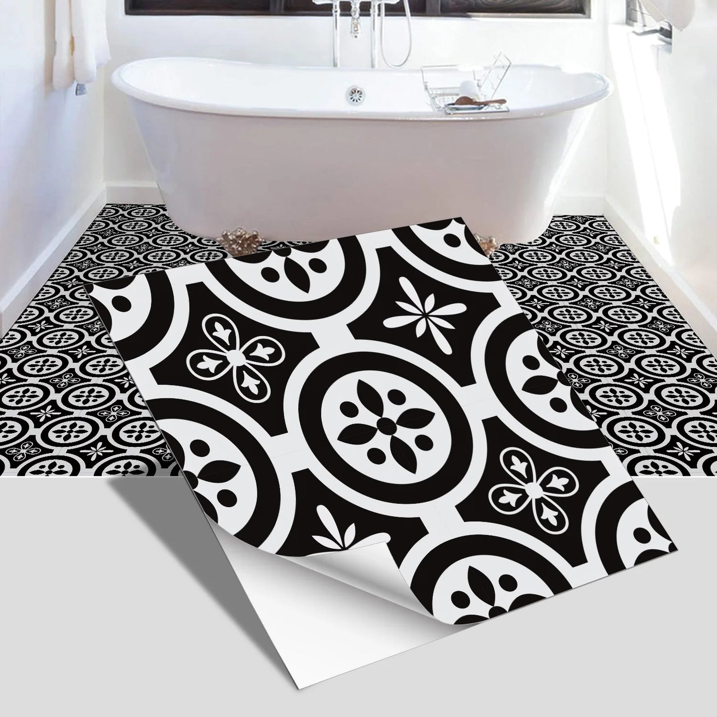 European Peel & Stick Floor Tiles