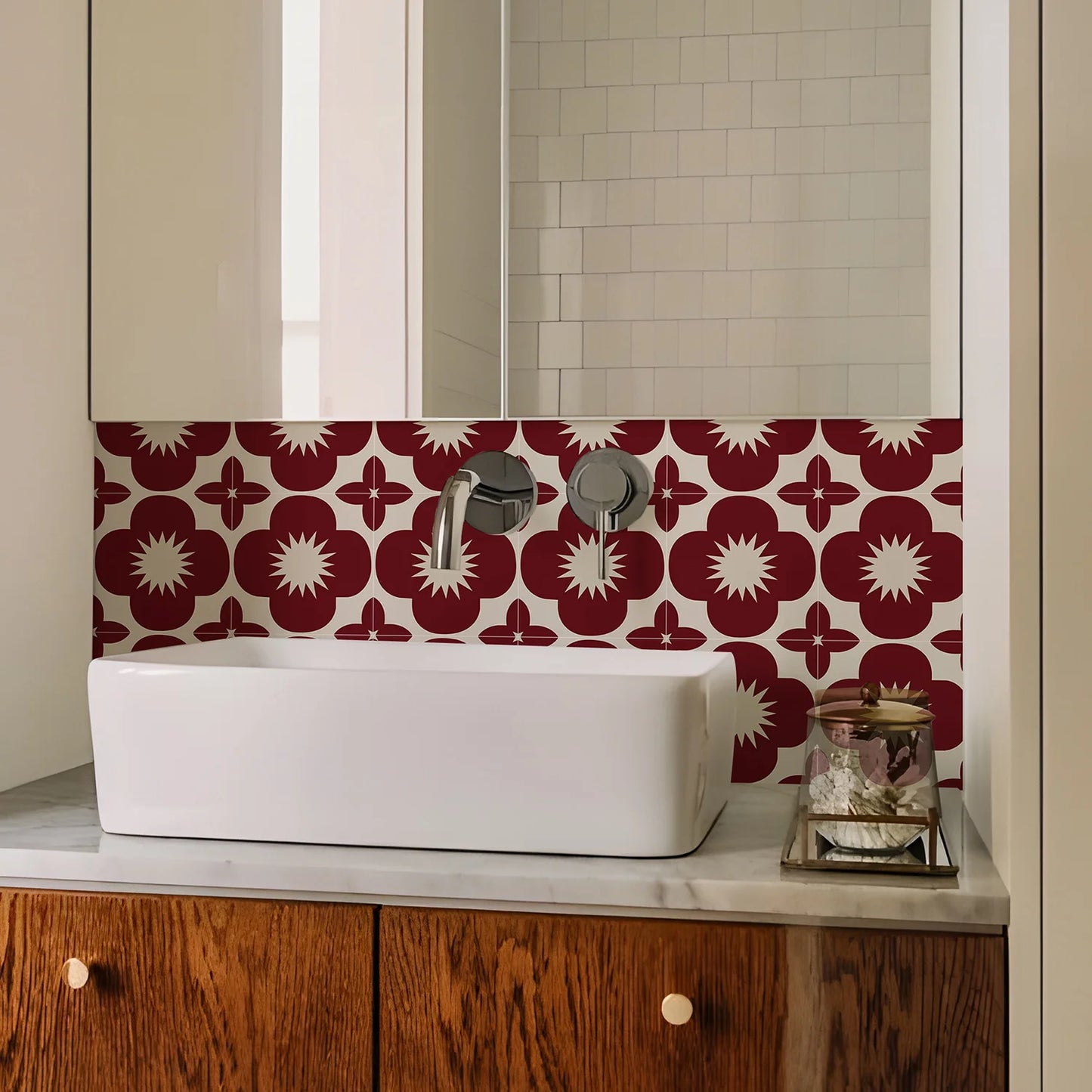 Vinyl Peel & Stick Backsplash Tile