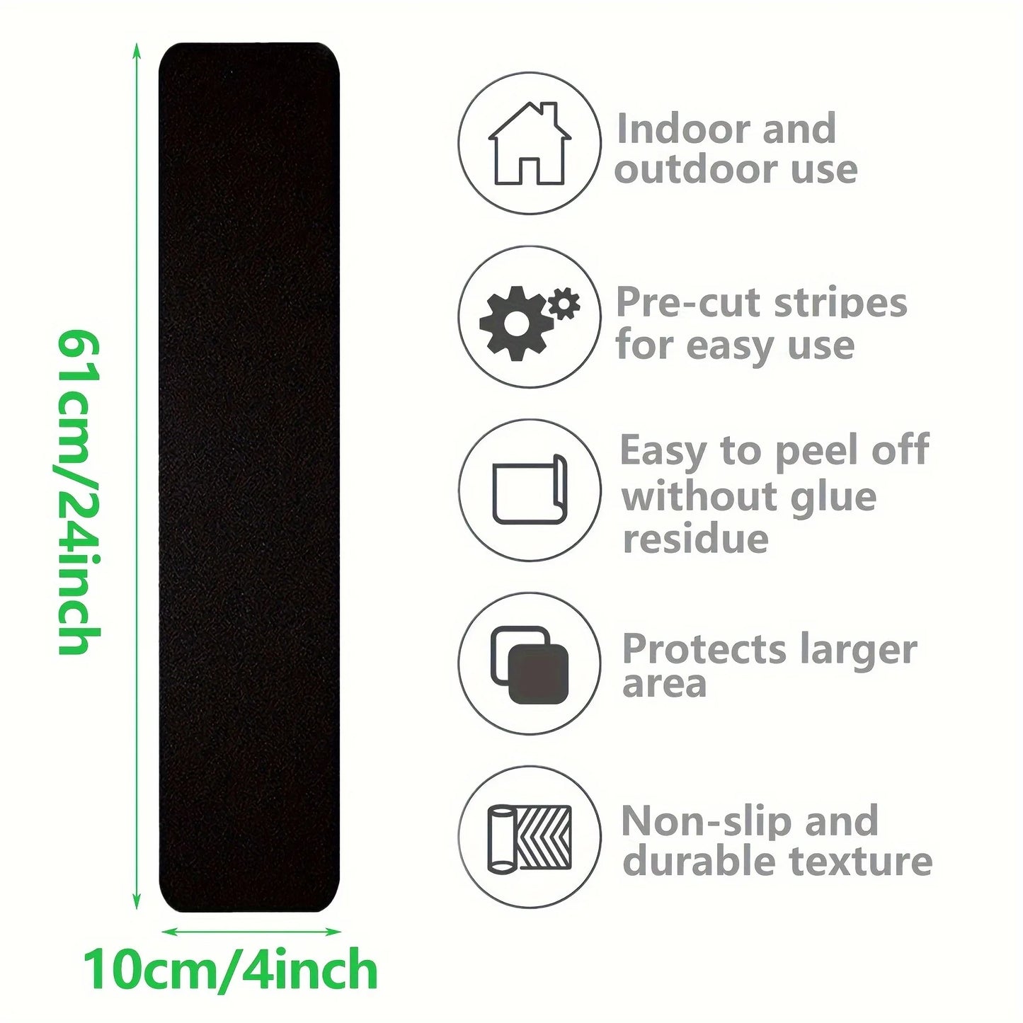Rubber Anti-Slip Stair Tread Strips