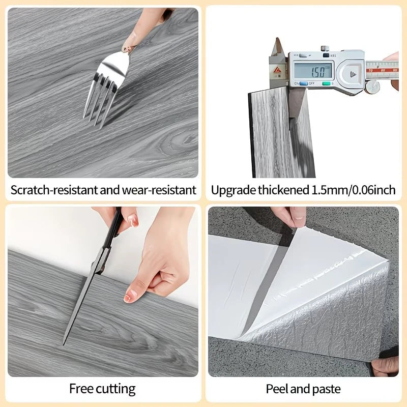 Waterproof Peel & Stick Floor Tiles