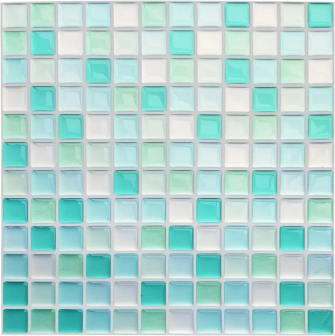 3D Crystal Mosaic Peel & Stick Wall Tiles