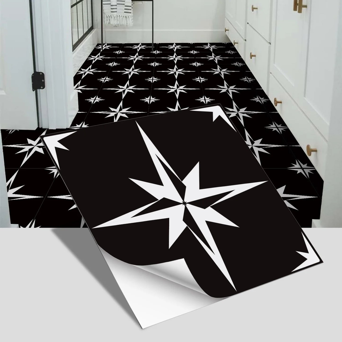 European Peel & Stick Floor Tiles