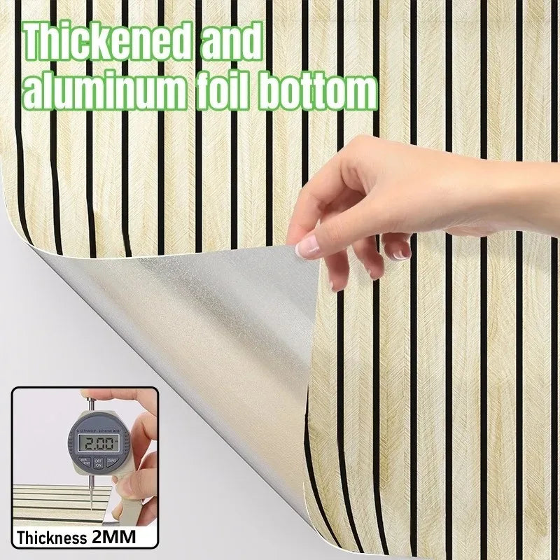 3D Wood Grain Peel & Stick Wall Panel