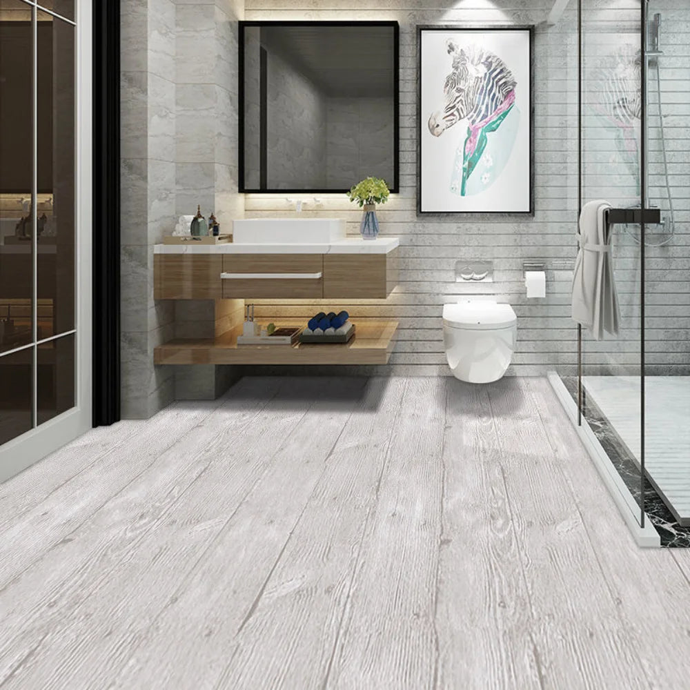Wood Grain Peel & Stick Floor Tiles