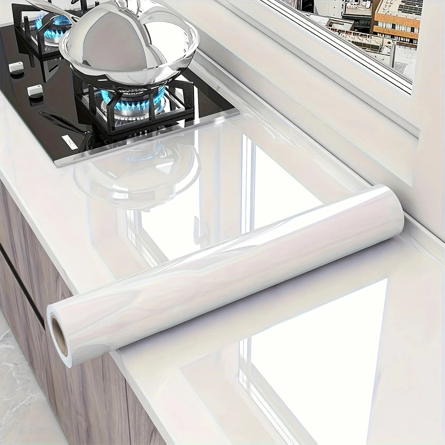 Marble Countertop Peel & Stick Film