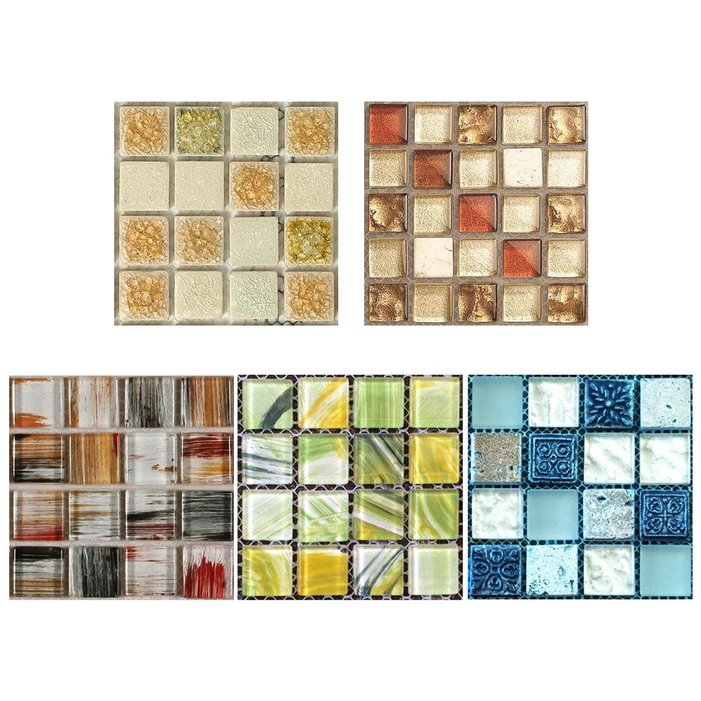 3D Mosaic Peel & Stick Wall Tiles