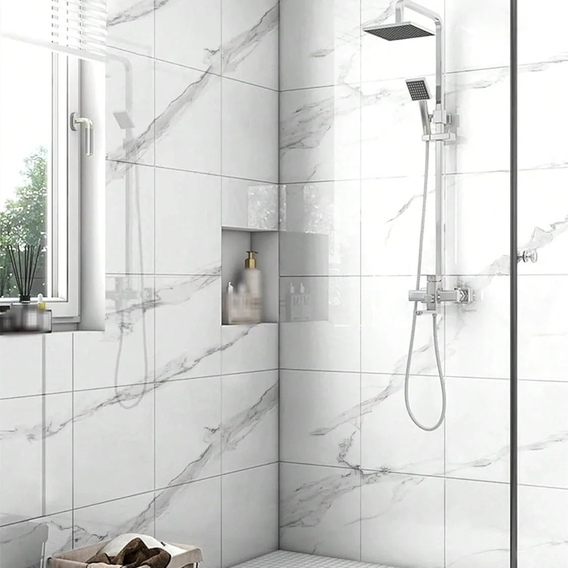 Marble Peel & Stick Wall Tile