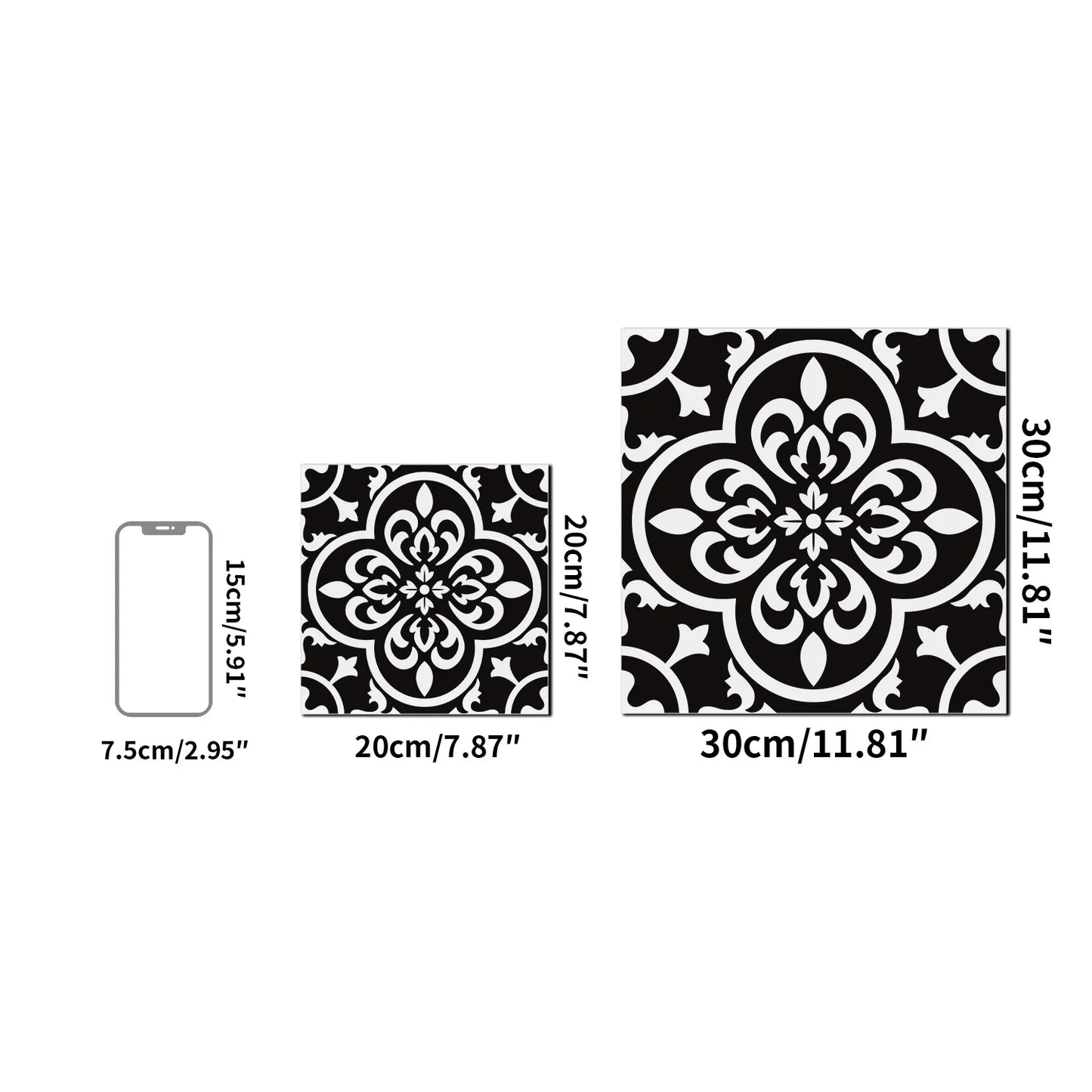 European Peel & Stick Floor Tiles