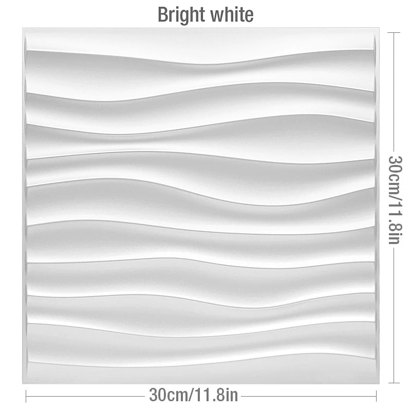 3D Decorative Peel-Free Wall Tiles