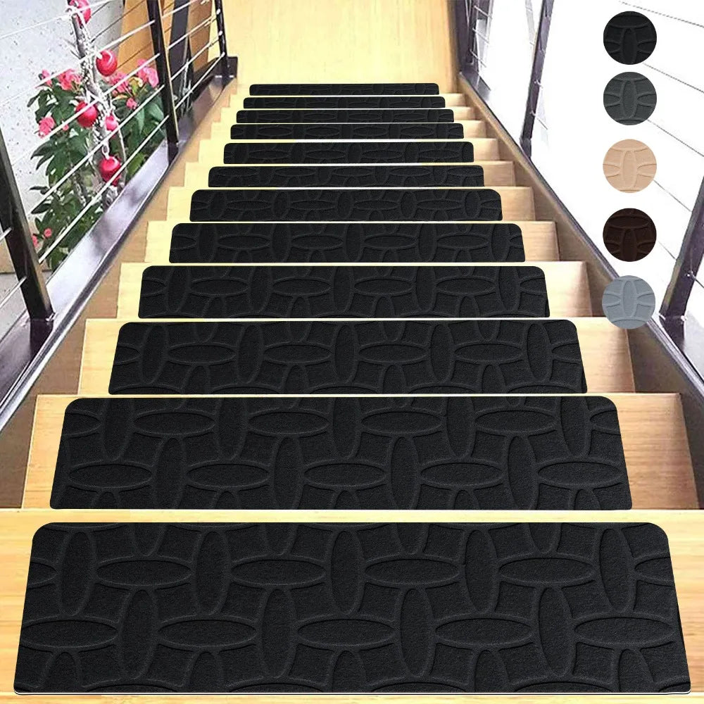 Striped Non-Slip Stair Treads
