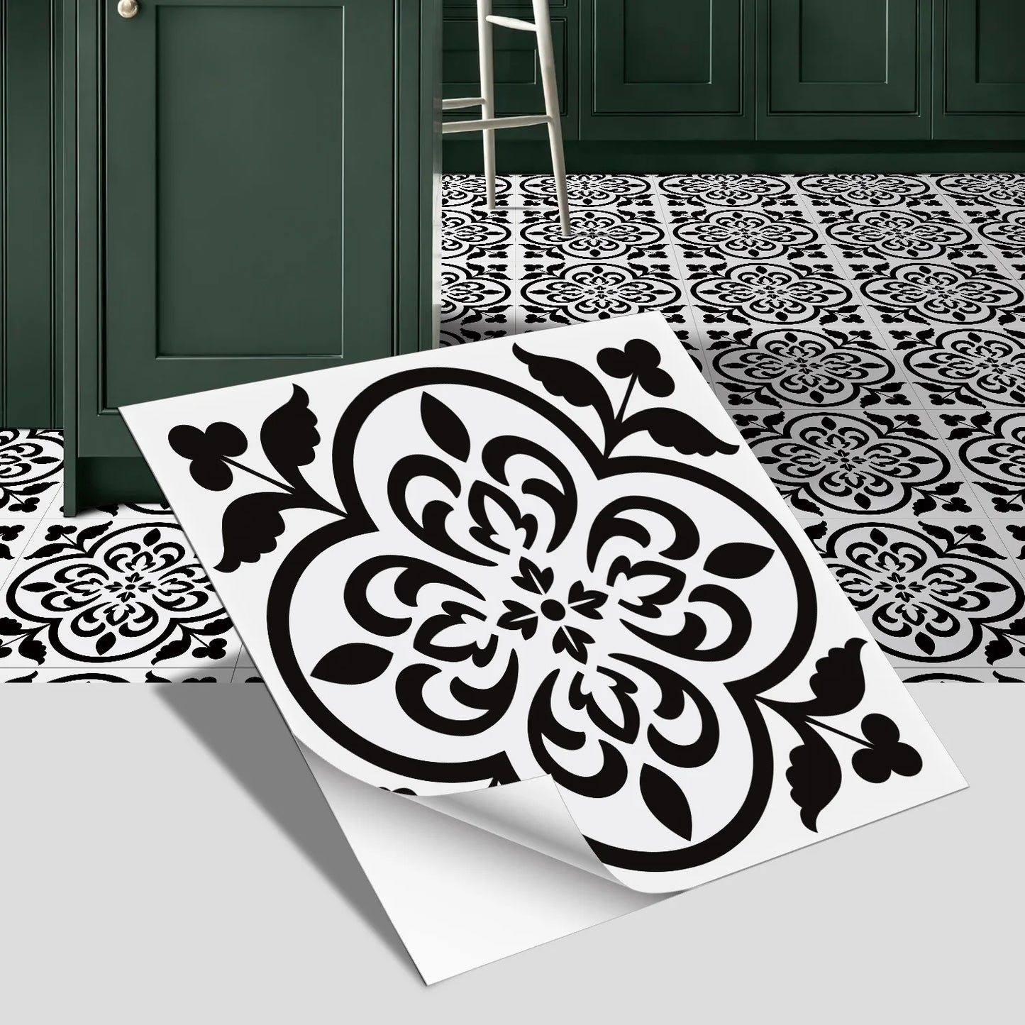 European Peel & Stick Floor Tiles