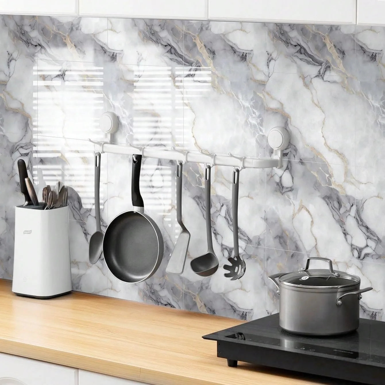 Marble Peel & Stick Vinyl Floor Tiles