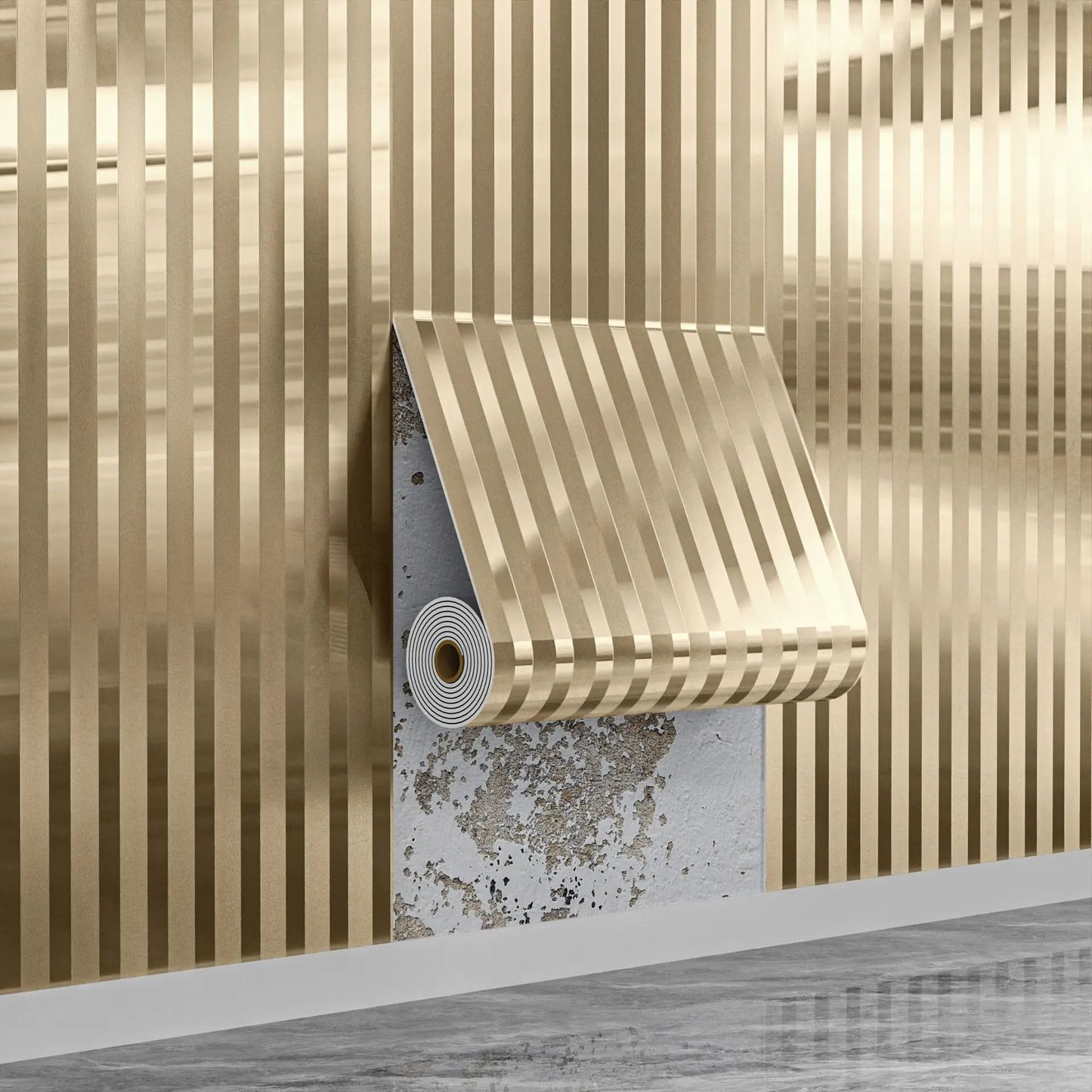 3D Stripe Peel & Stick Wallpaper