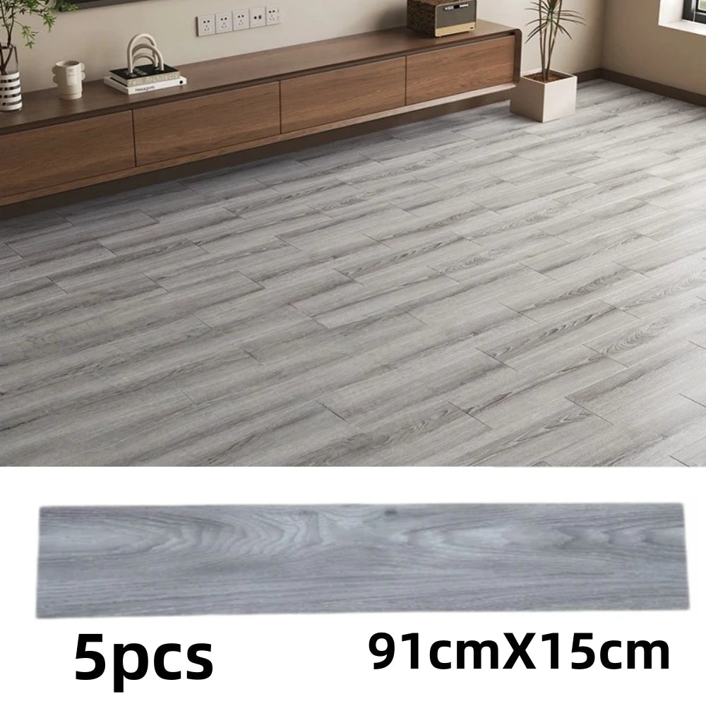 Wood Grain Peel & Stick Vinyl Floor Planks