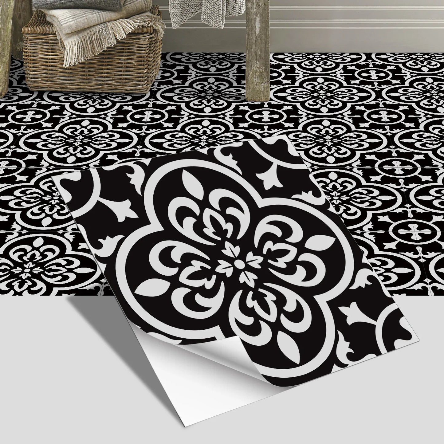 European Peel & Stick Floor Tiles