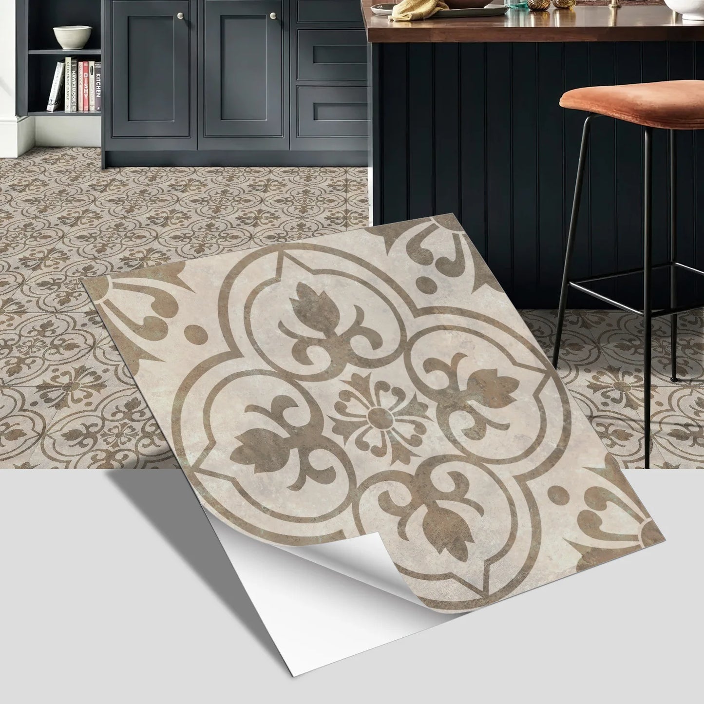 European Peel & Stick Floor Tiles