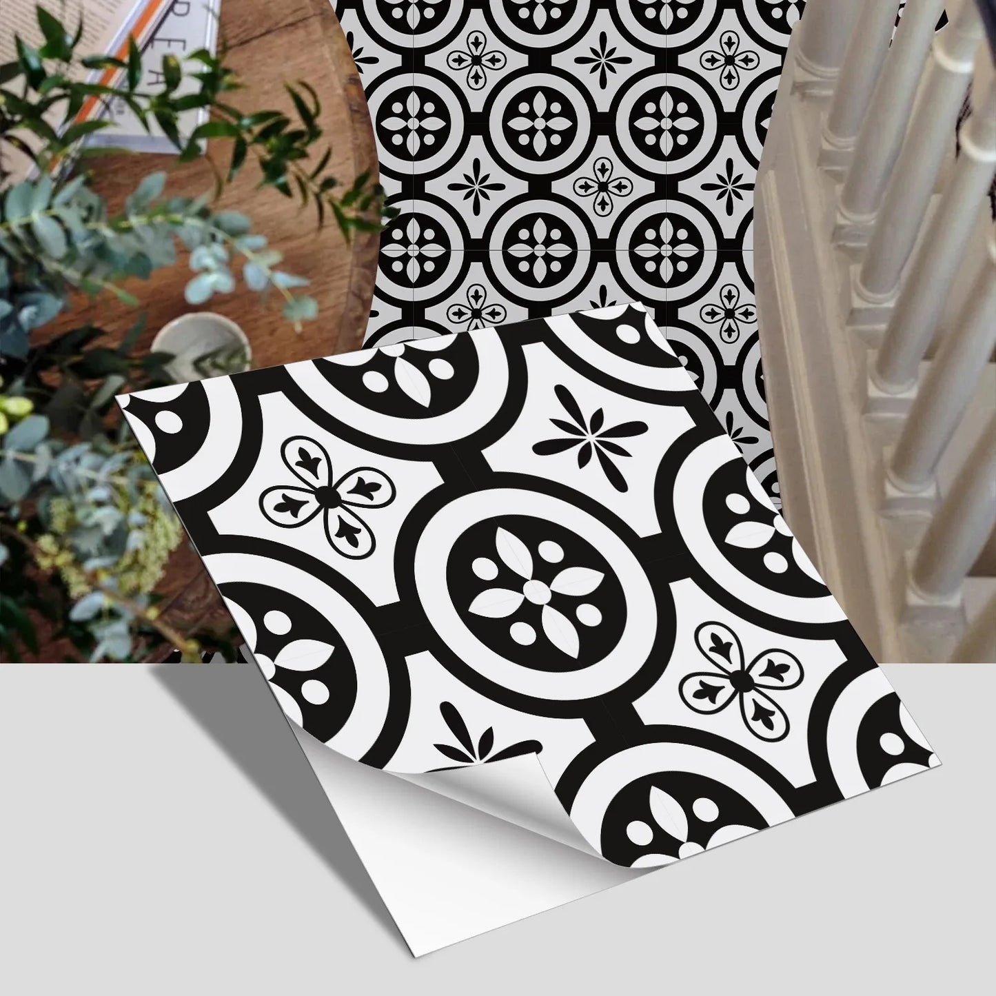 European Peel & Stick Floor Tiles