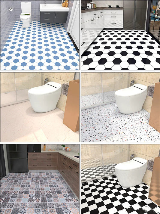Waterproof Peel & Stick Floor Tiles