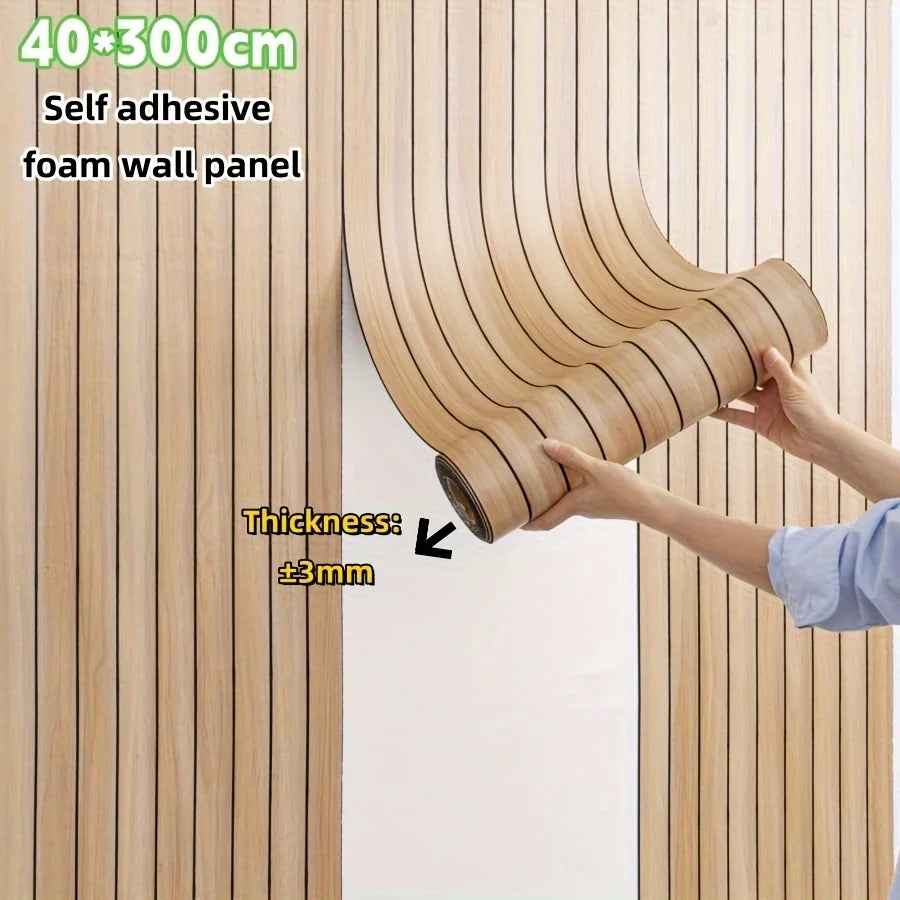 3D Foam Peel & Stick Wall Panel