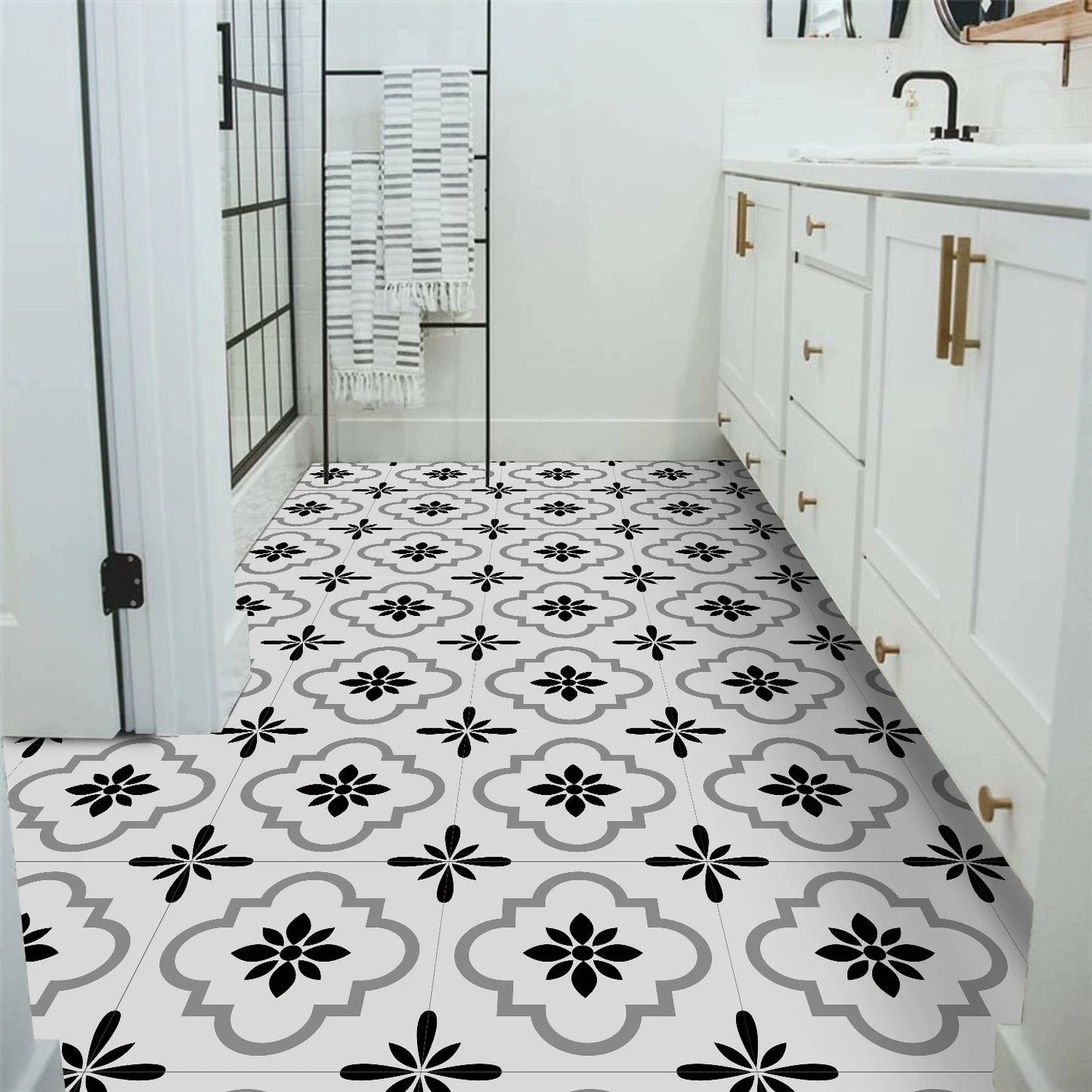 European Peel & Stick Floor Tiles