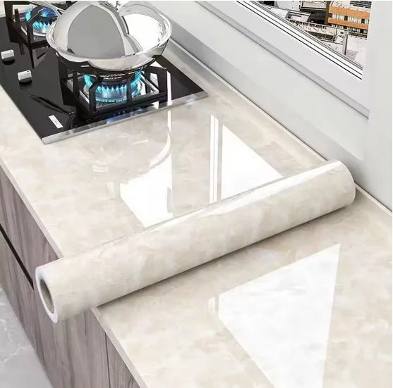 Marble Countertop Peel & Stick Film