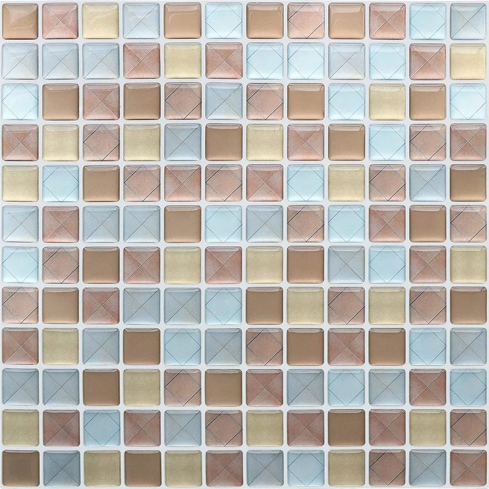 3D Mosaic Peel & Stick Backsplash Tile