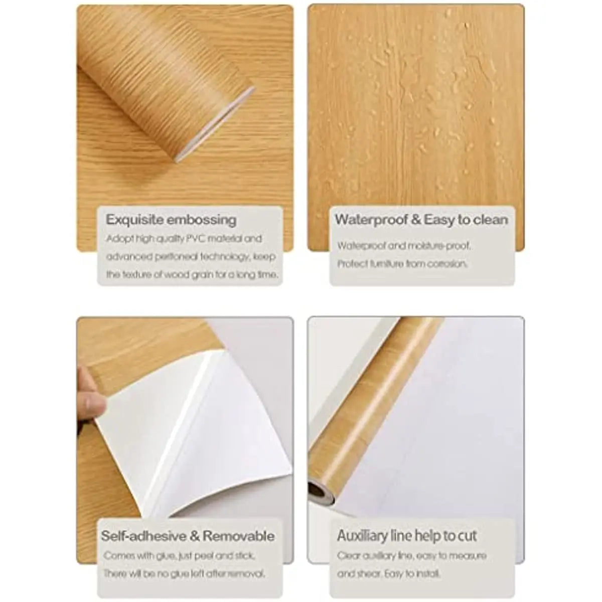 Wood Grain Peel & Stick Wall Panel
