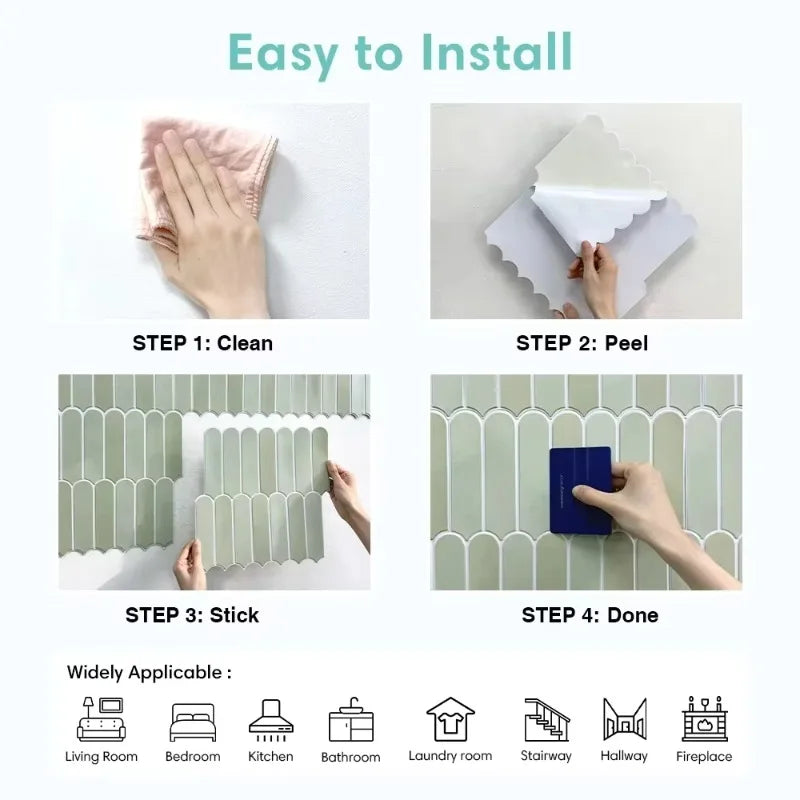 Modern Peel & Stick Wall Tiles