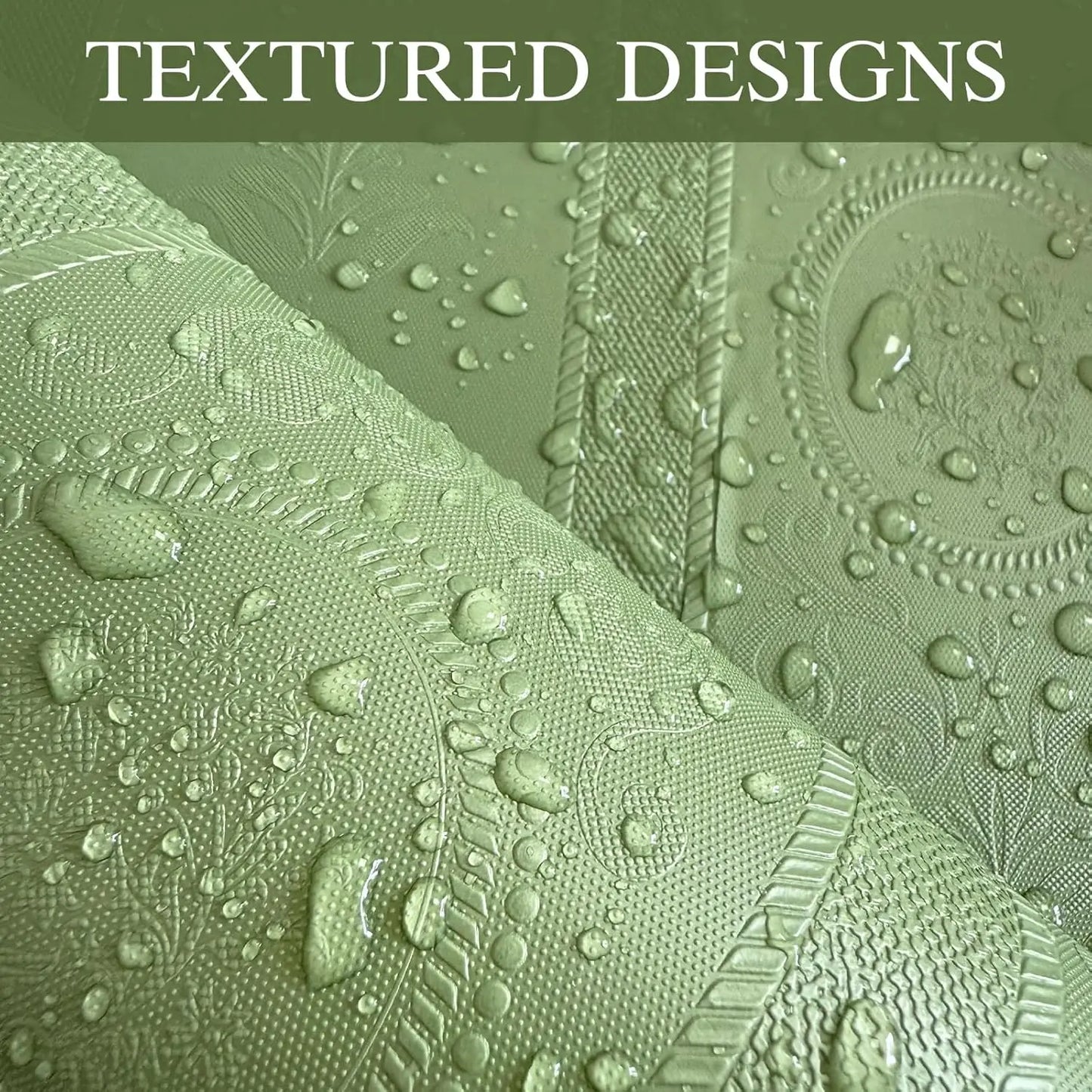 3D Damask Peel & Stick Wallpaper