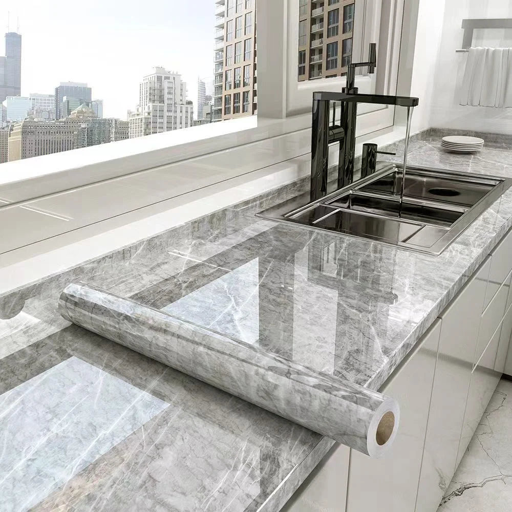 Marble Peel & Stick Countertop Film