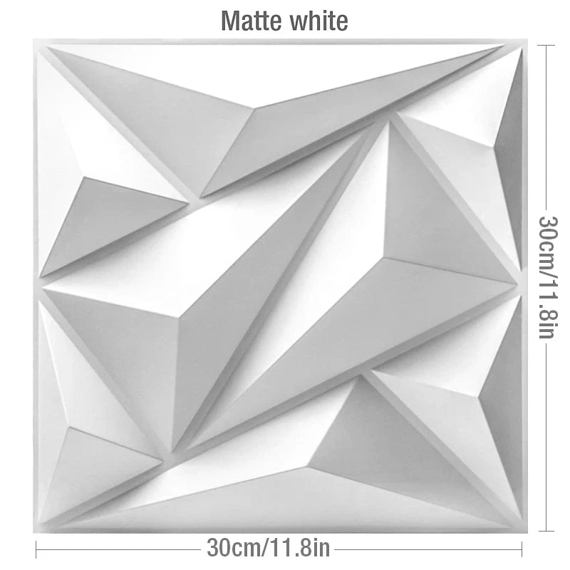 3D Decorative Peel-Free Wall Tiles