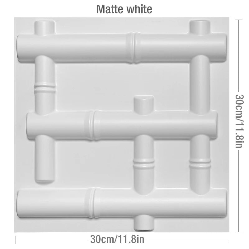 3D Decorative Peel-Free Wall Tiles