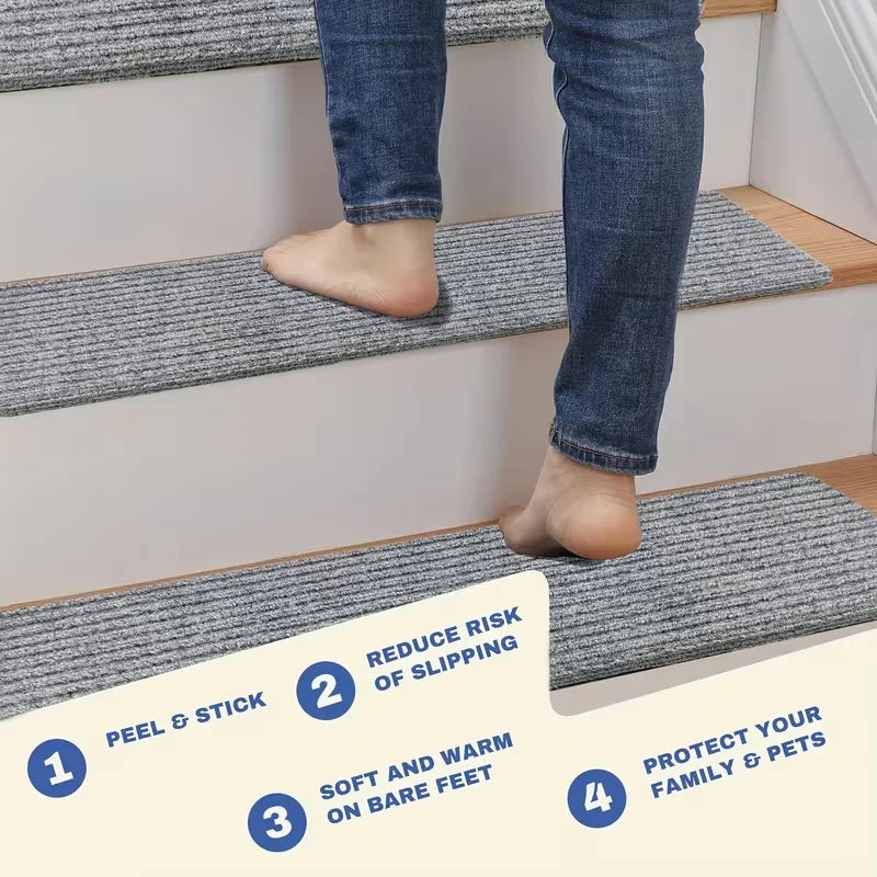 Polyester Non-Slip Stair Treads