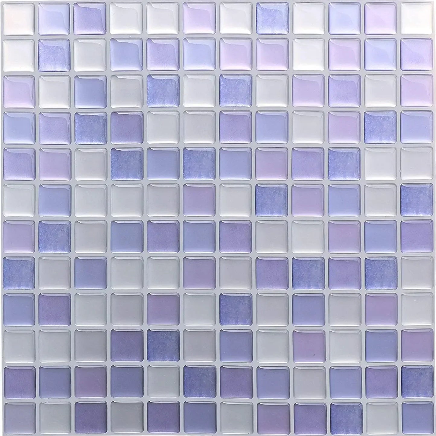 3D Crystal Mosaic Peel & Stick Wall Tiles