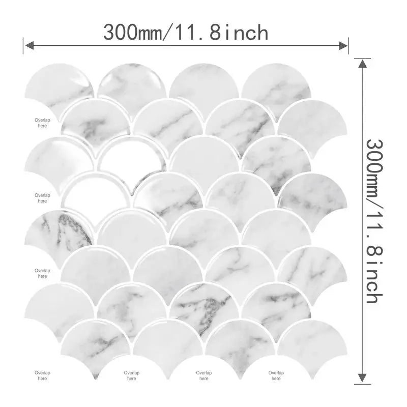 3D Peel & Stick Backsplash Tile