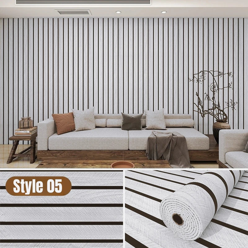 3D Wood Grain Peel & Stick Wall Panel