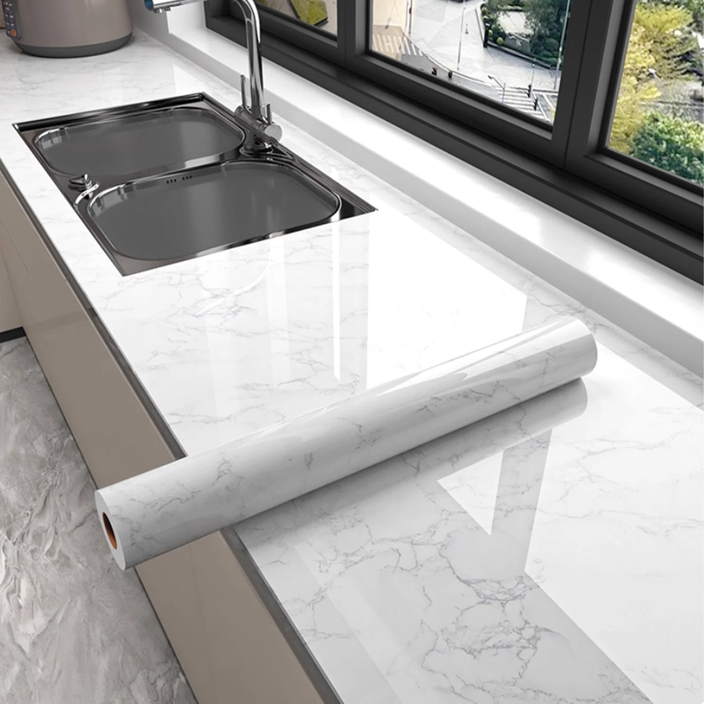 Marble Waterproof Countertop Wrap